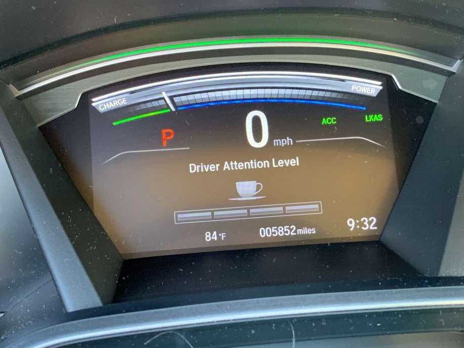 2021 Honda CR-V Hybrid driver attention monitor