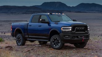 2021 RAM 2500 Power Wagonin blue, off-road