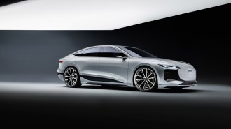 Audi A6 E Tron Concept Front Three Quarter