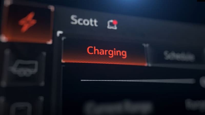Charging status on Hummer EV