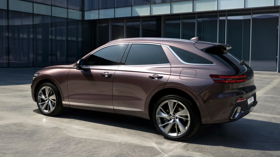 2022 Genesis GV70 in front of a building