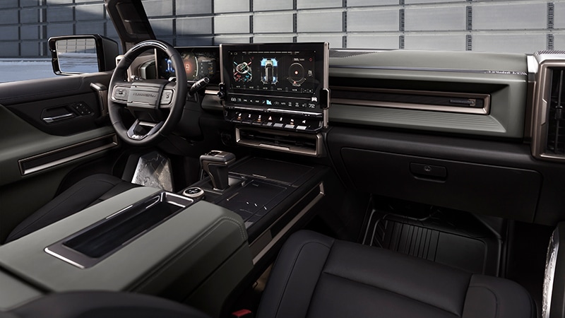 Interior of the 2024 Hummer EV