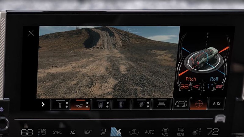 Ultravision display on Hummer EV.