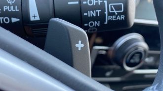 Using car paddle shifters