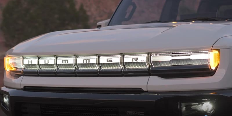 Hummer EV lights