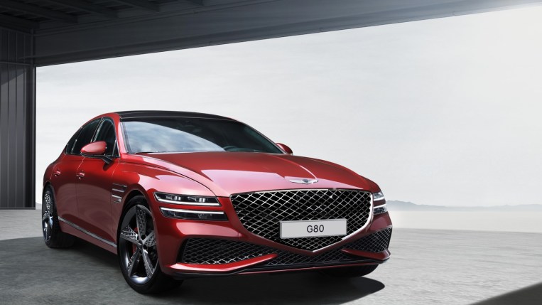 2022 Genesis G80 Front Three Quarter