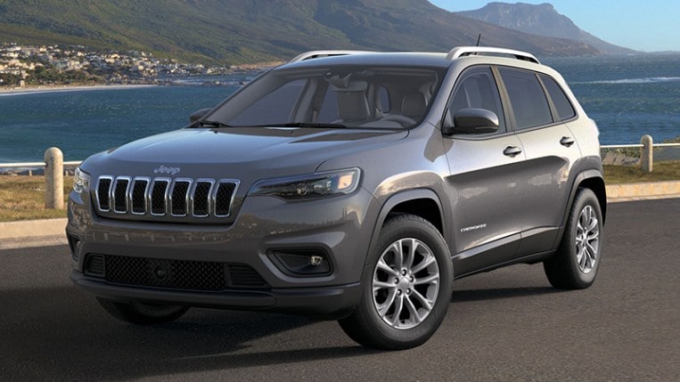 2022 Jeep Cherokee in silver