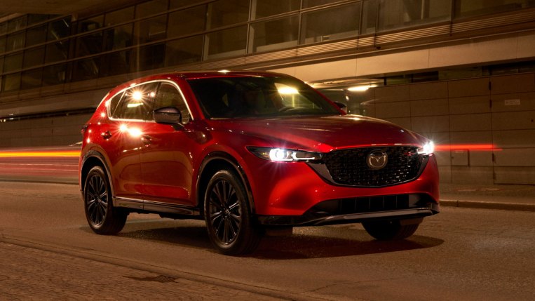 2022 Mazda CX-5 Turbo in red