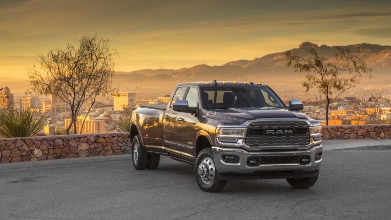 The 2021 Ram 2500 HD seen from a front quarter angle