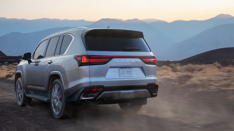 2022 Lexus LX600 Rear Three Quarter