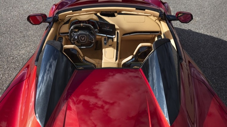 2023 Chevrolet Corvette Z06 Convertible Top Down