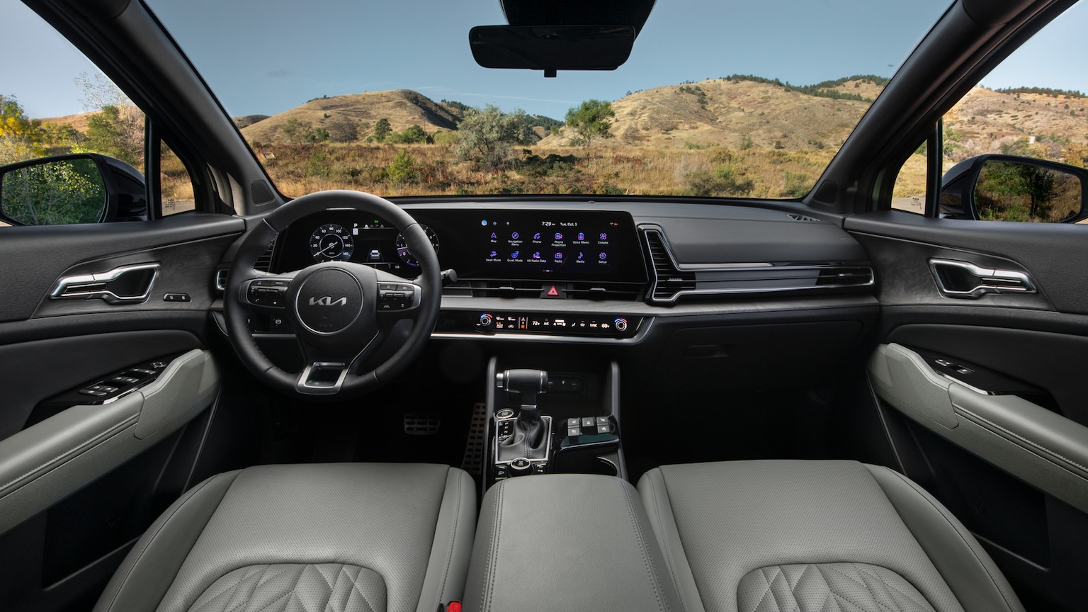 Let's Take a Look Inside the Redesigned 2023 Kia Sportage Kelley Blue