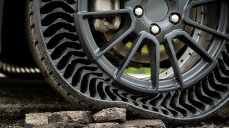 Michelin Uptis Tire Chevy Bolt pothole