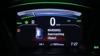 Safety features in a car