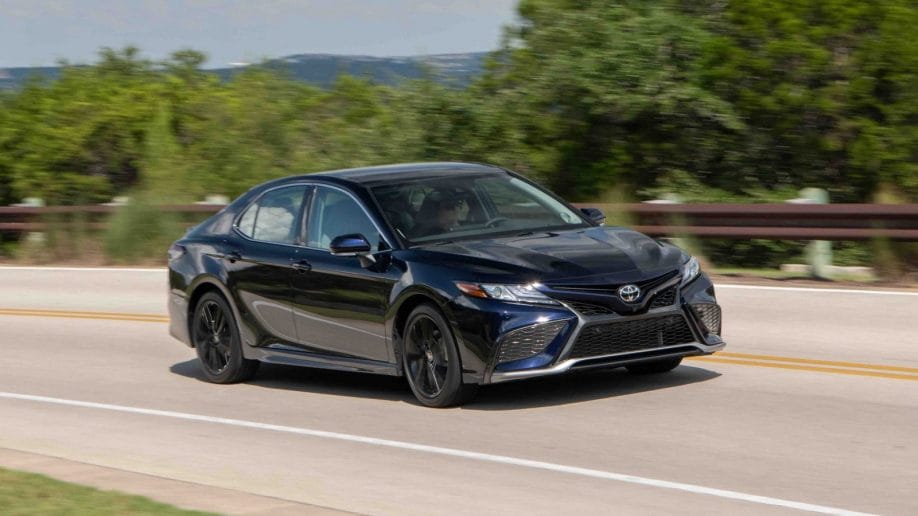 2022 Toyota Camry in black.