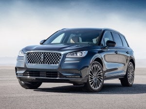 2022 Lincoln Corsair in blue.