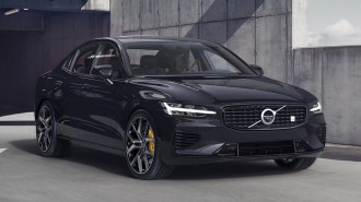 2022 Volvo S60 in black.