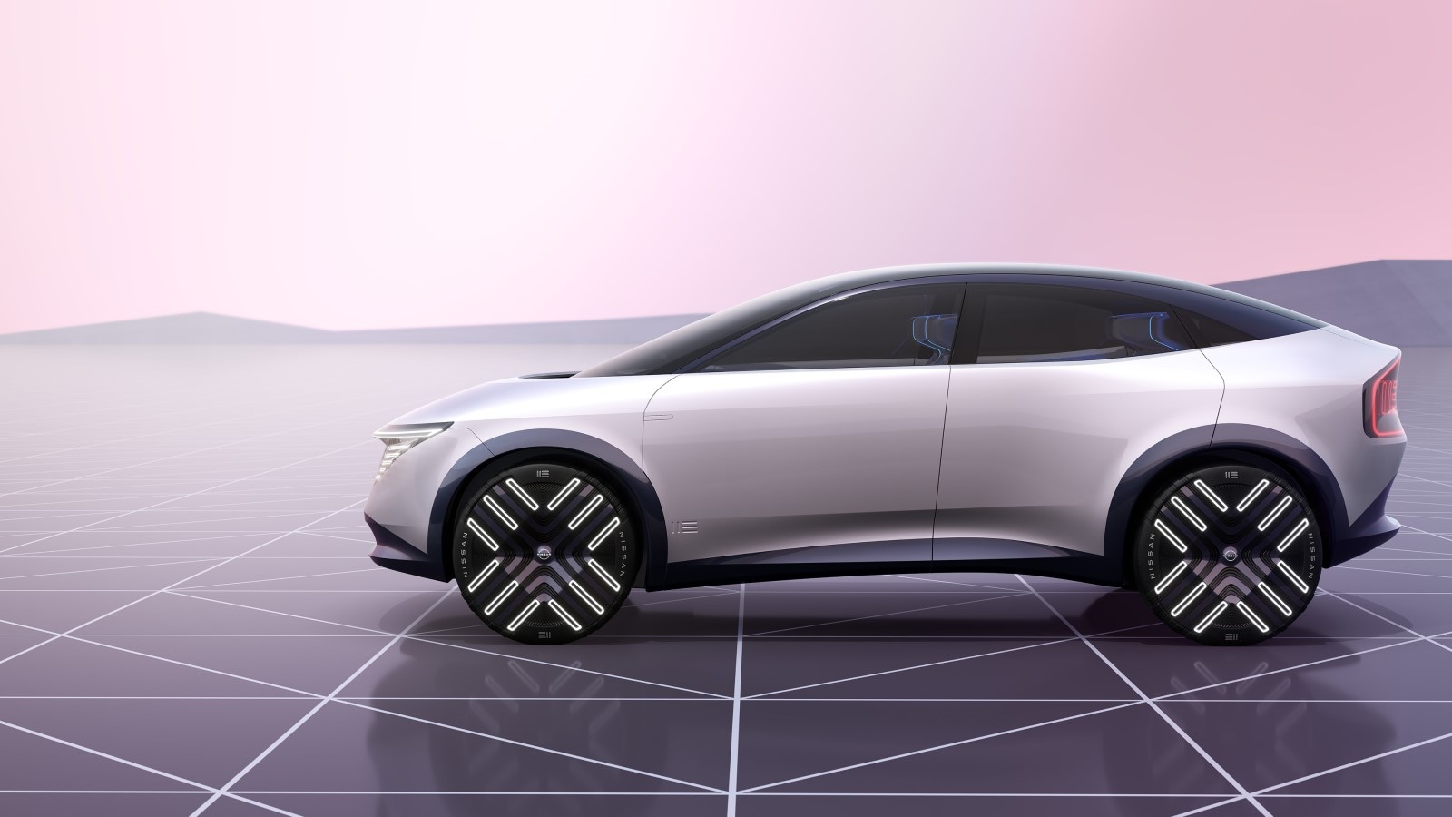 The Nissan Chill-Out Concept seen in profile