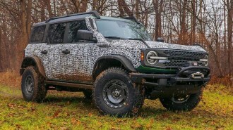 2022 Ford Bronco Everglades Teaser Front Three Quarter