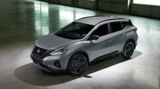 2022 Nissan Murano Midnight Edition Overhead Front Three Quarter