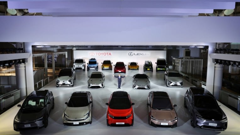 2022 Toyota EV Concept Lineup With Akio Toyoda