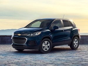 2022 Chevrolet Trax in blue.