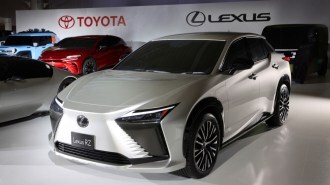 2023 Lexus RZ 450e Teaser Front Three Quarter