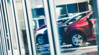 Dealership Through Window