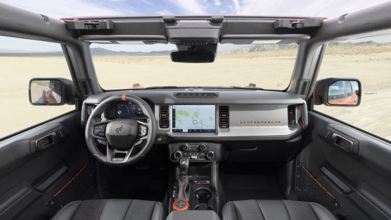 2022 Ford Bronco Raptor Interior