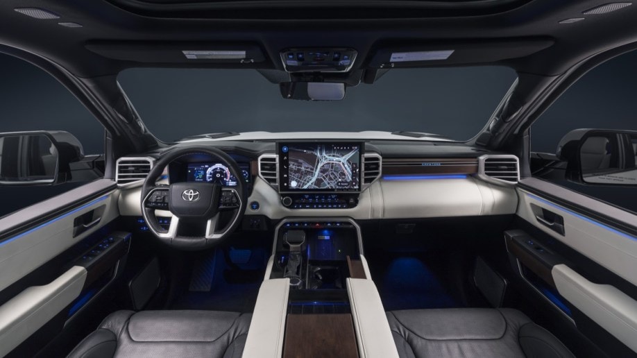 2022 Tundra Capstone Toyota Debuts Luxury Hybrid Truck Kelley Blue Book