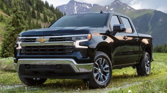 2022 Chevrolet Silverado 1500 in black.