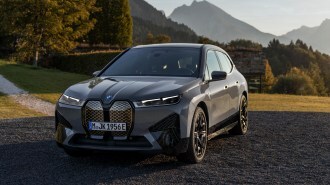 2023 BMW iX M60 near trees