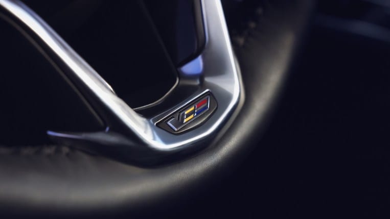 2023 Cadillac Escalade V Steering Wheel Detail