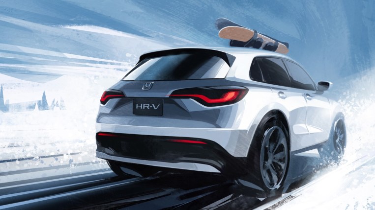 2023 Honda HR V Teaser Rear Three Quarter
