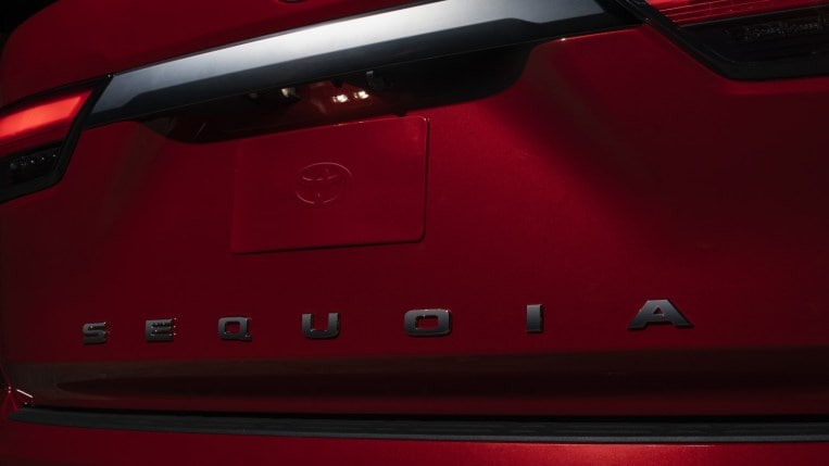 2023 Toyota Sequoia Teaser Tailgate