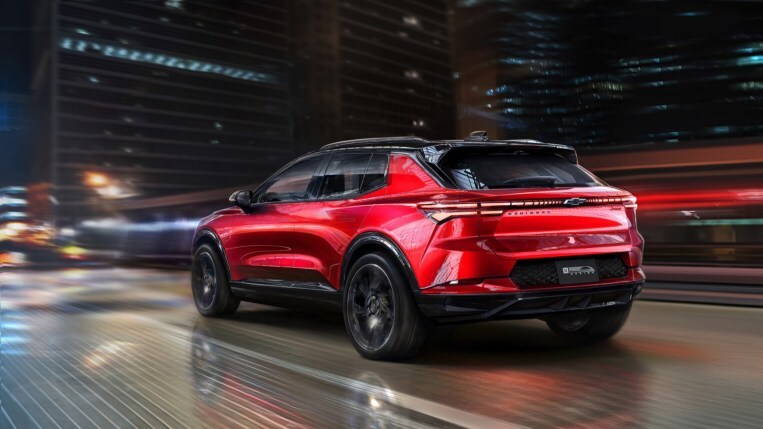 2024 Chevy Equinox EV Rear Three Quarter