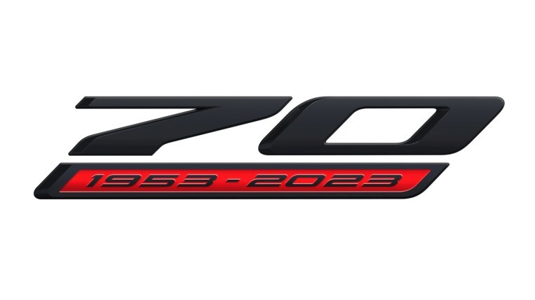 Chevrolet Corvette 70th Anniversary Edition Badge 1