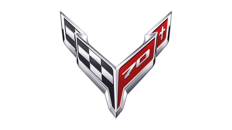 Chevrolet Corvette 70th Anniversary Edition Badge 2