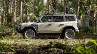 2022 Ford Bronco Everglades Driving Profile