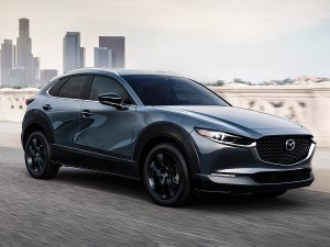 2022 Mazda CX-30 in charcoal.