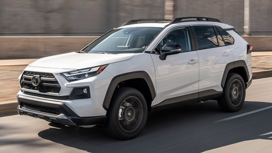2022 Toyota RAV4 TRD Off-Road in white.