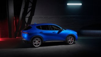 The 2023 Alfa Romeo Tonale in profile