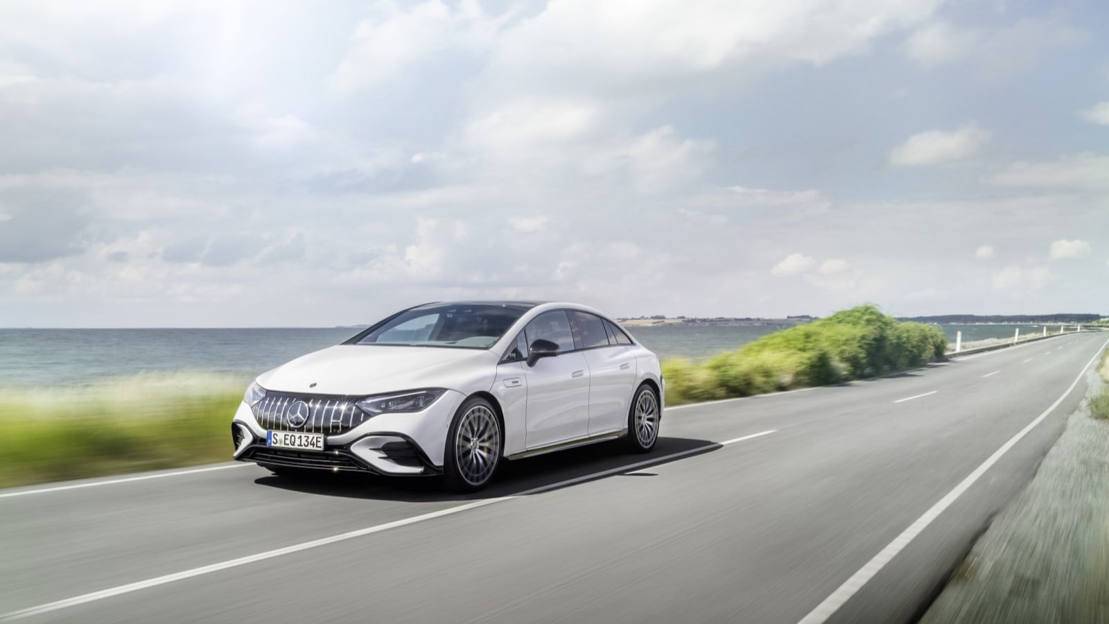 The 2023 Mercedes-Benz EQE sedan