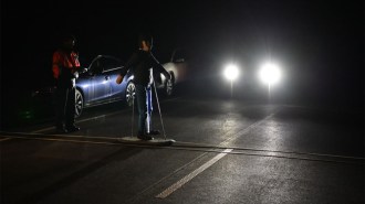 IIHS Nightime AEB Test