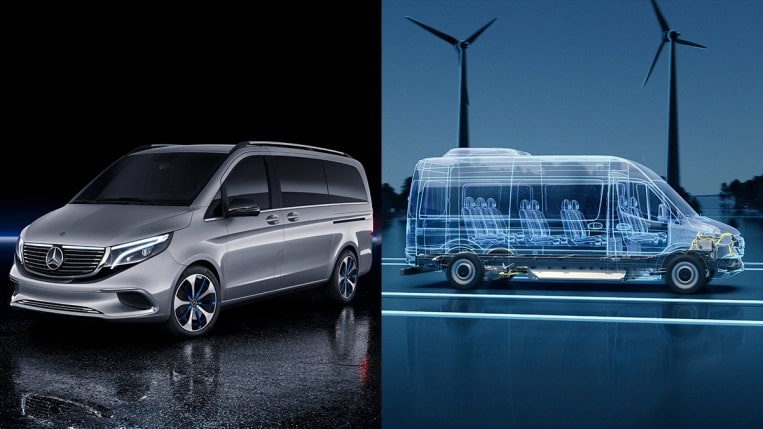 Mercedes eSprinter and EQV