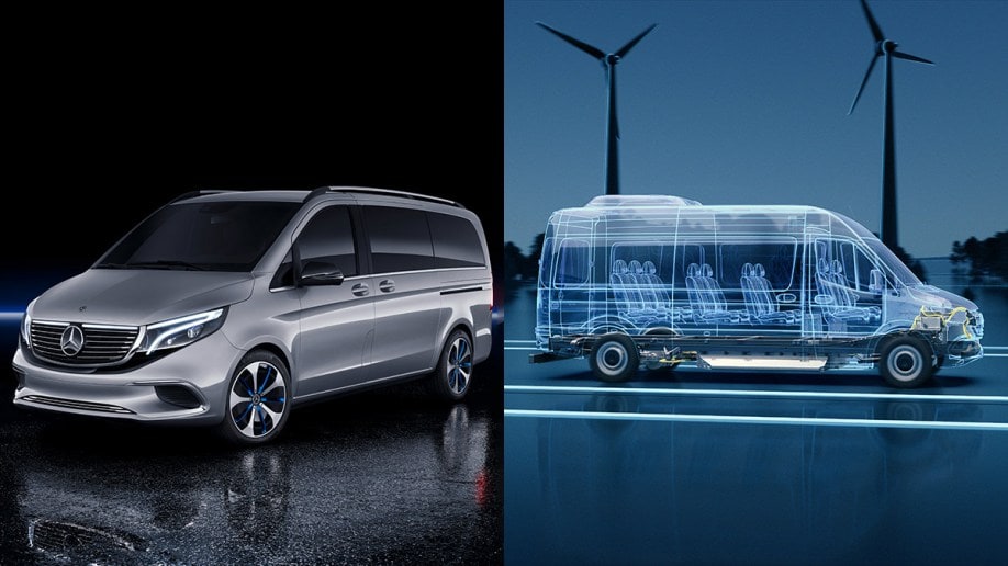 Mercedes eSprinter and EQV