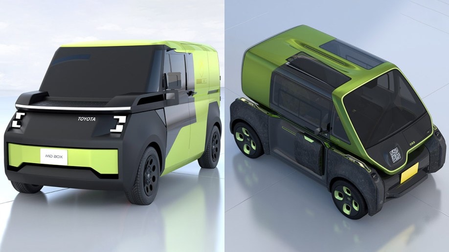 Toyota's Mid Box and Micro Box concepts.