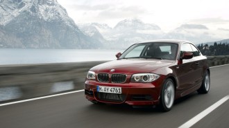 2012 BMW 1 Series Driving Front Three Quarter