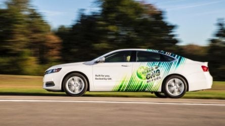 Chevrolet Impala powered with compressed natural gas.