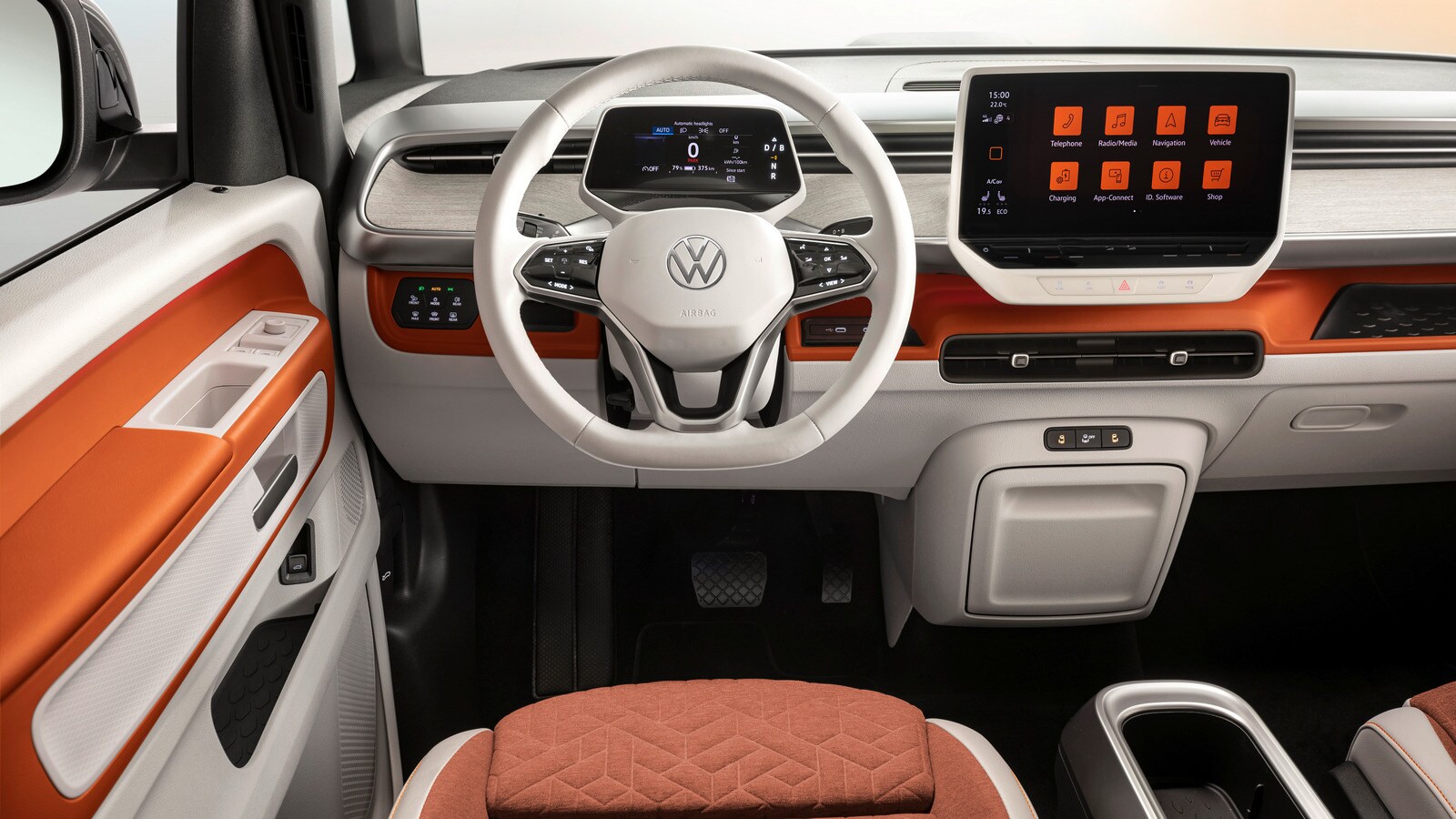 2023 Volkswagen ID. Buzz orange interior